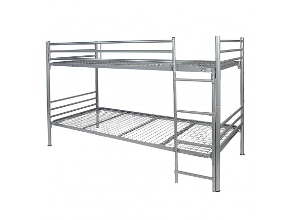 Metalni krevet na sprat sa ogradom 