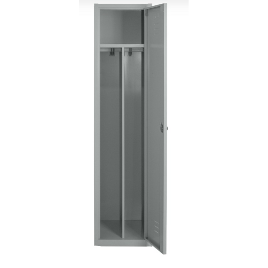 Metalni garderobni orman sa unutrašnjom pregradom 41.5×50×180 cm